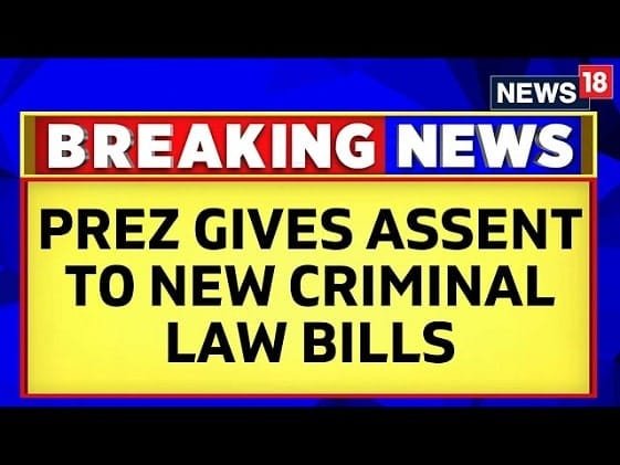 criminal law bills president