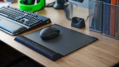 xxxxl mouse pad nearby
